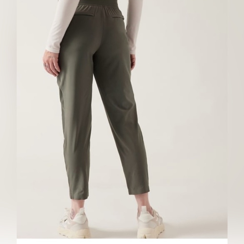 Athleta Olive Green Track Jogger Pants - Picture 11 of 15